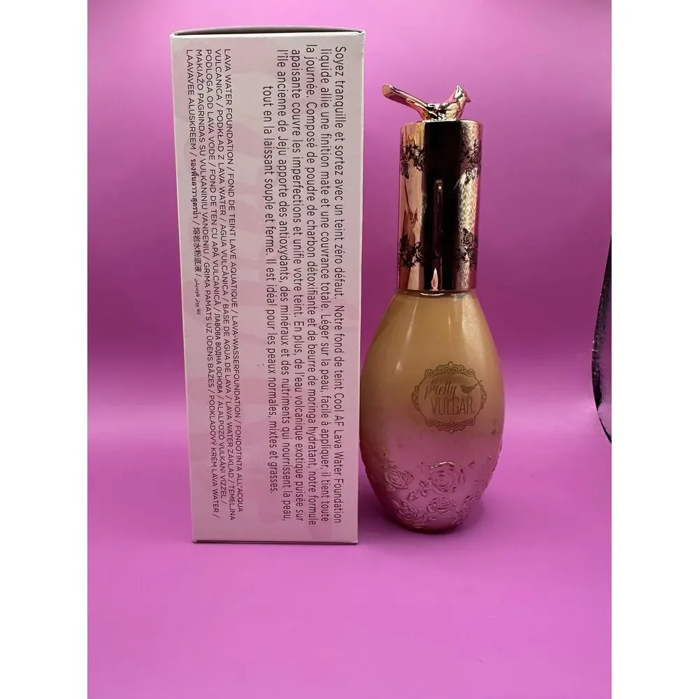 Pretty Vulgar Lava Water Foundation – Shade 47 – New in Box Pretty Bird